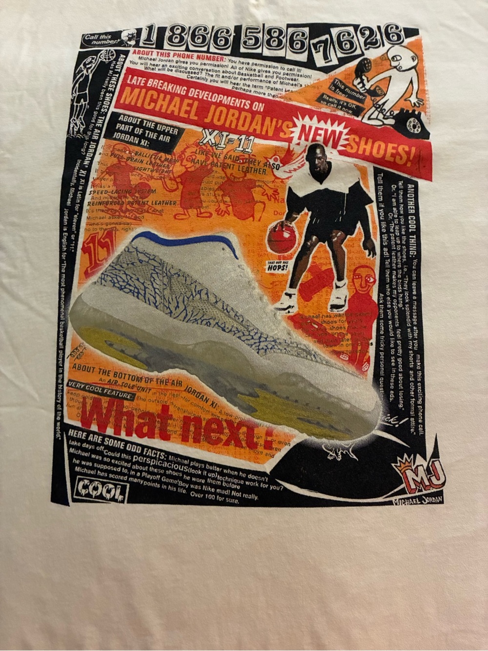 VINTAGE NIKE AIR JORDAN 11 MEN'S T-SHIRT